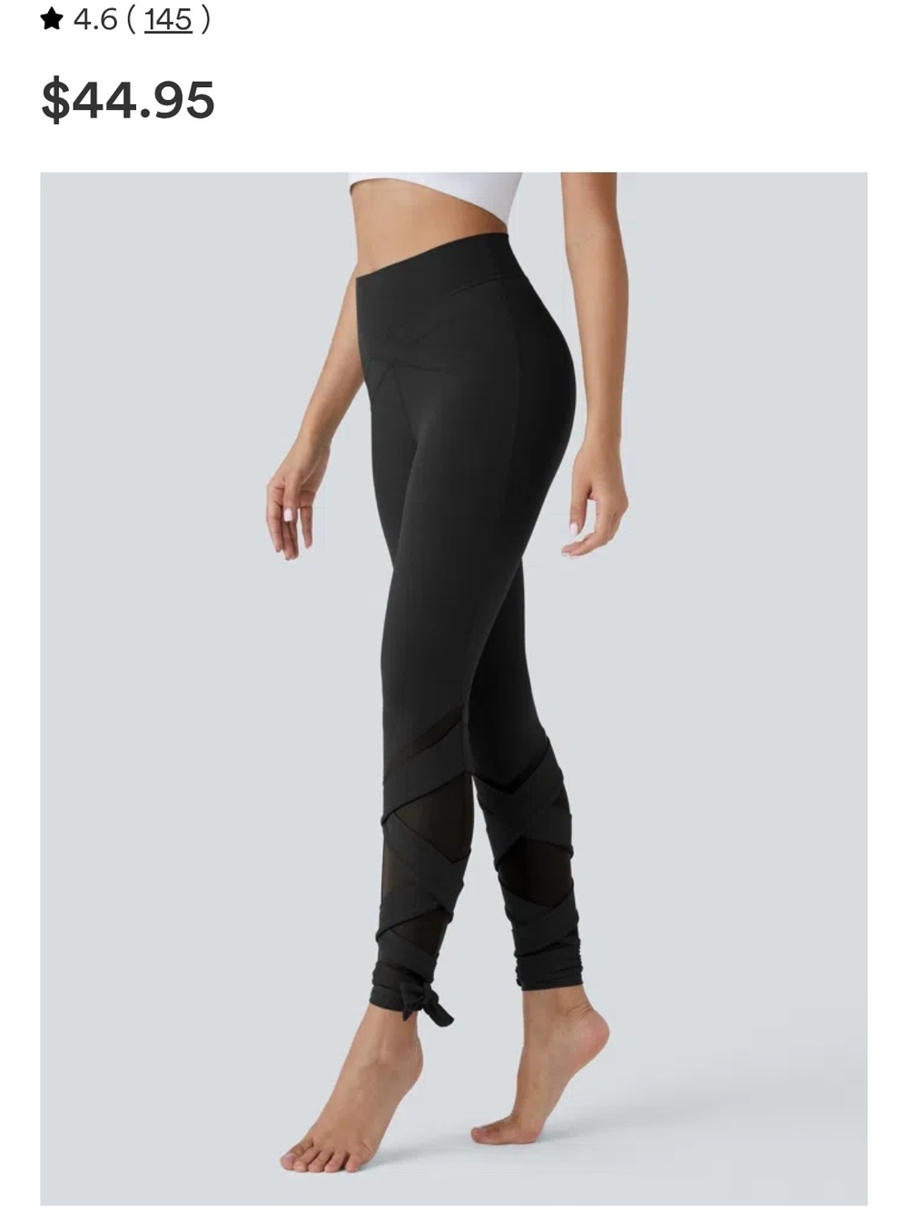 HALARA Black Leggings - Picture 3 of 3